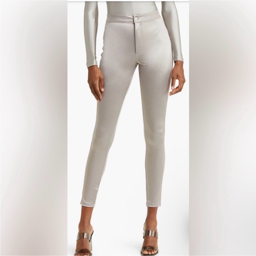 NWOT- SKIMS Disco Pants, Silver, size medium
